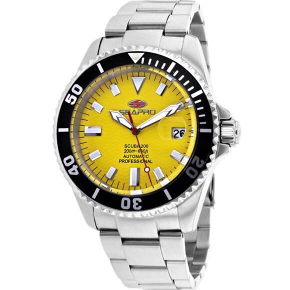 Men's Scuba 200 Auto w/ Yellow Face